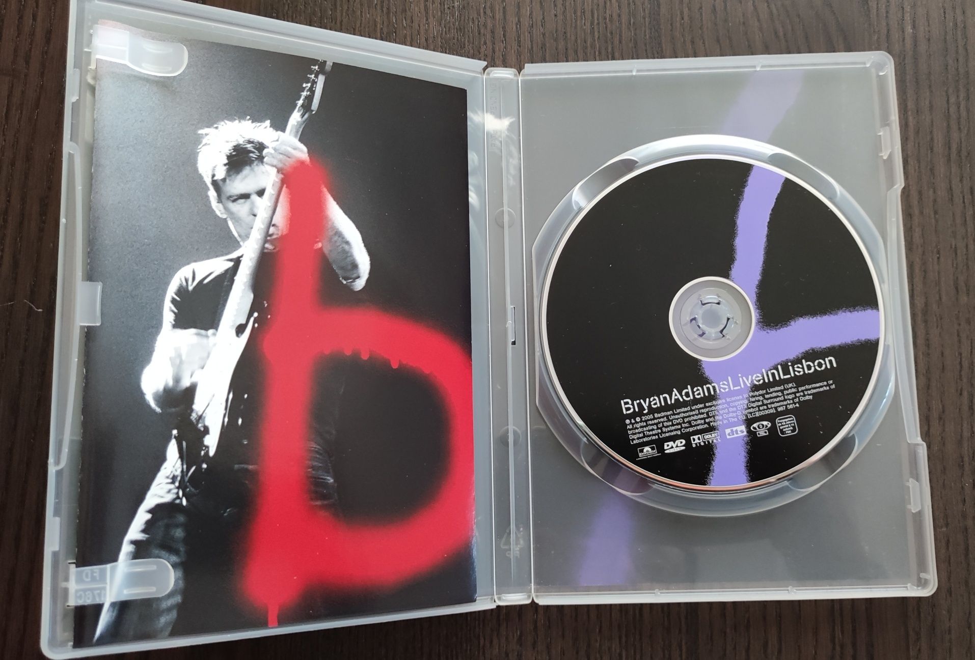 DVD Bryan Adams Live in Lisbon 2005