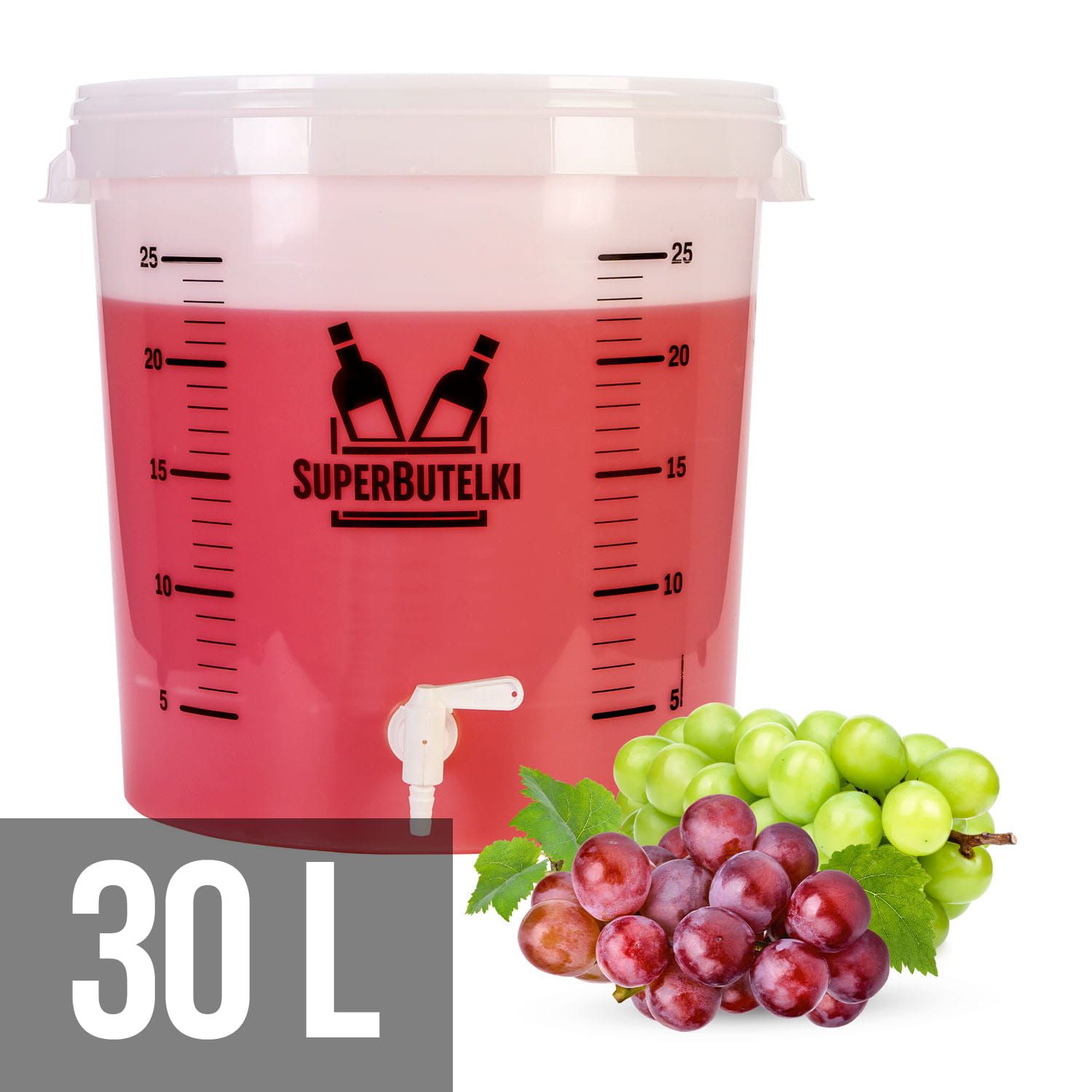 Pojemnik fermentacyjny - 30l - z kranikiem