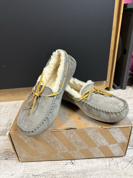 UGG мокасины с мехом, оригинал, размер 37 (US 4.5)