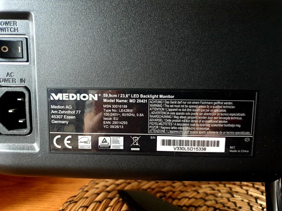 monitor MEDION MD 20431