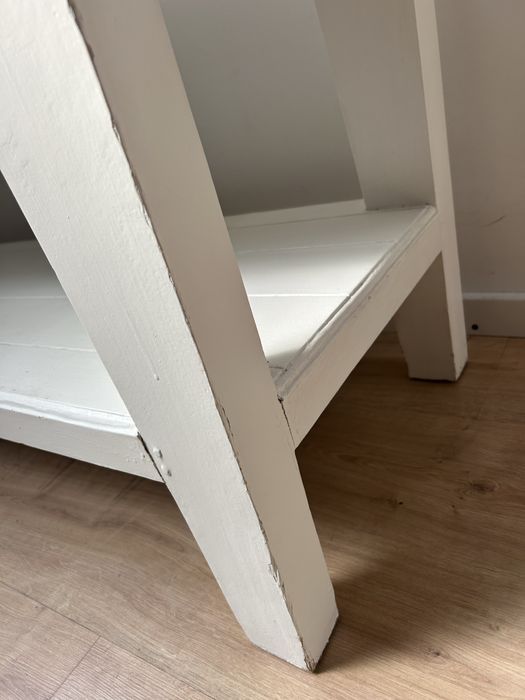 Konsola biała XXL w stylu Rivieria Hampton drewniana 240cm komoda