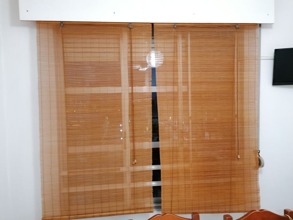 2 Estore de bambu para janelas 90x1.80