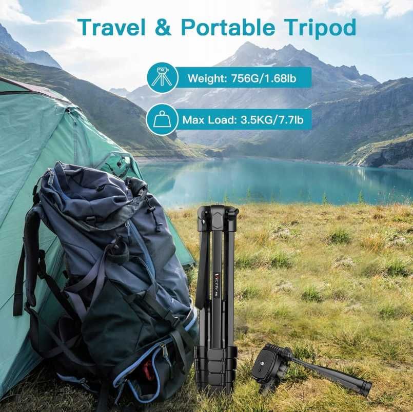 Statyw Tripod VICTIV P50 172 cm czarny