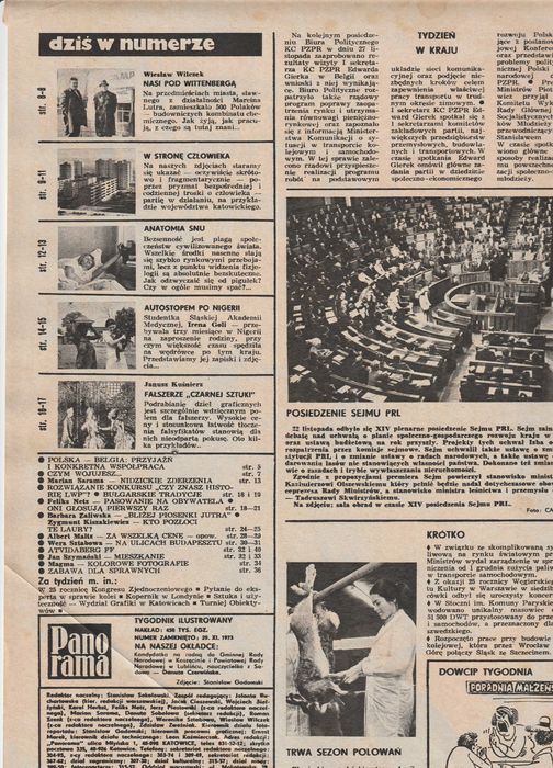 Panorama 09.12.1973 nr 49.