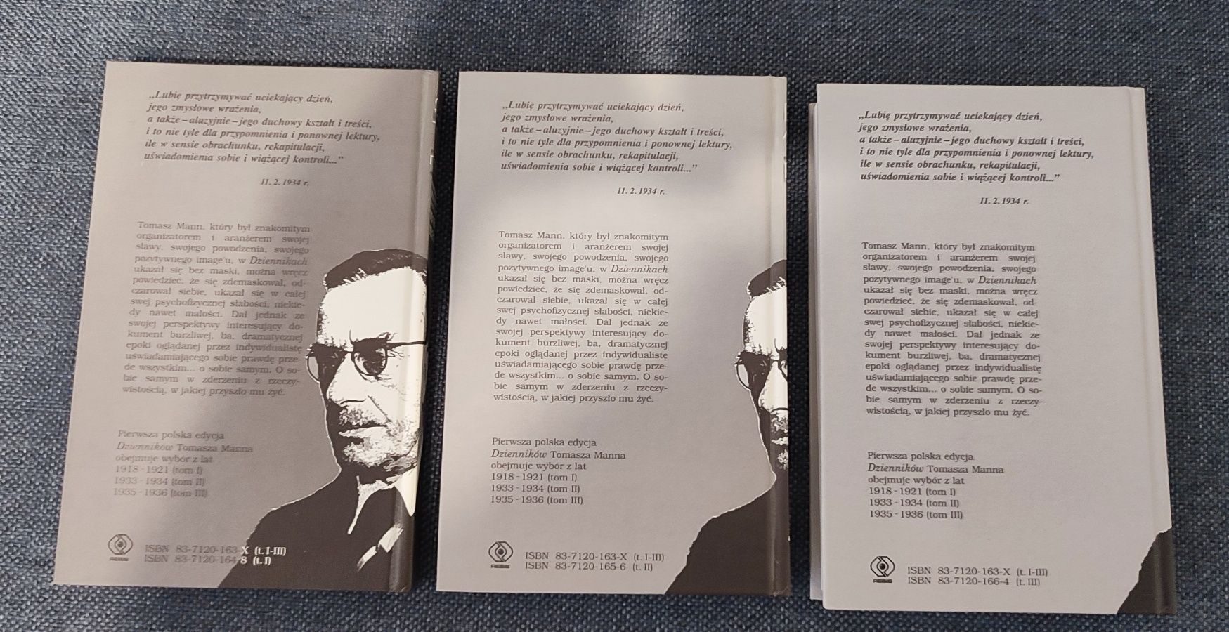 Dzienniki.  Tom 1,2,3/zestaw T. Mann