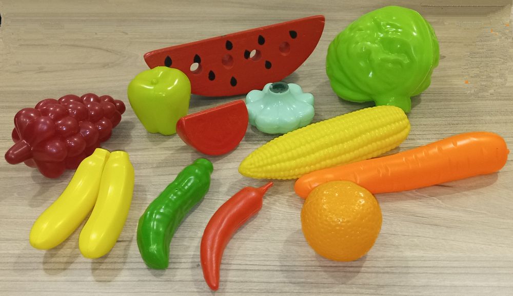 100грн Овощи, фрукты набор  20 предметов