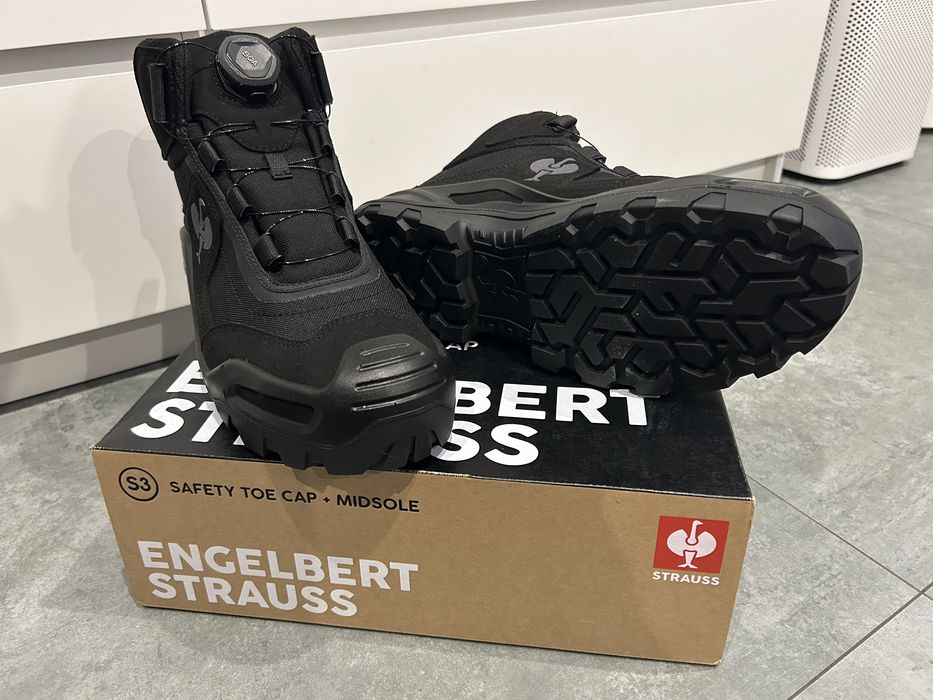 NOWE Buty robocze ochronne STRAUS Kastra II Mid 93964 stalowa podeszwa