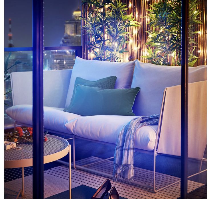 Conjunto IKEA HAVSTEN – Sofá + 2 Poltronas