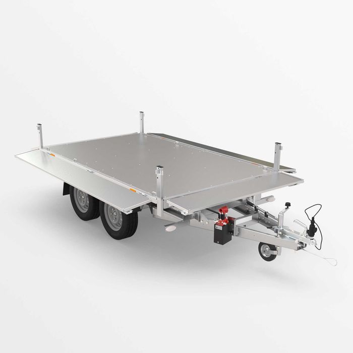 Temared TIPPER 2515/2 S 0,75T na kat B przyczepka wywrotka burty alu
