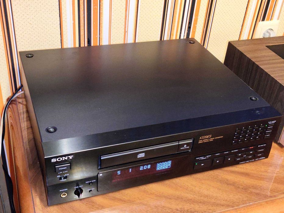 Sony CDP-X339ES проигрыватель CD дисков, видео работы