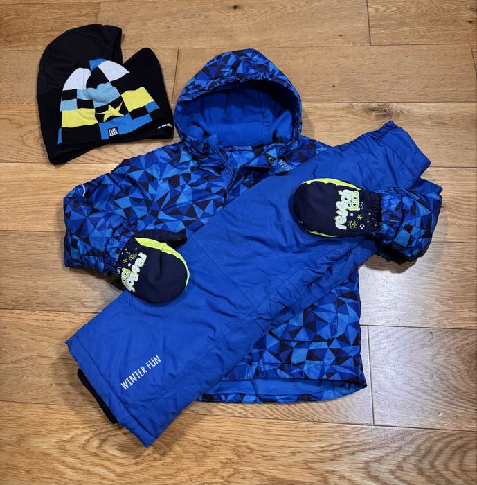 Chłopięcy zimowy narciarski kombinezon Lupilu roz. 98/