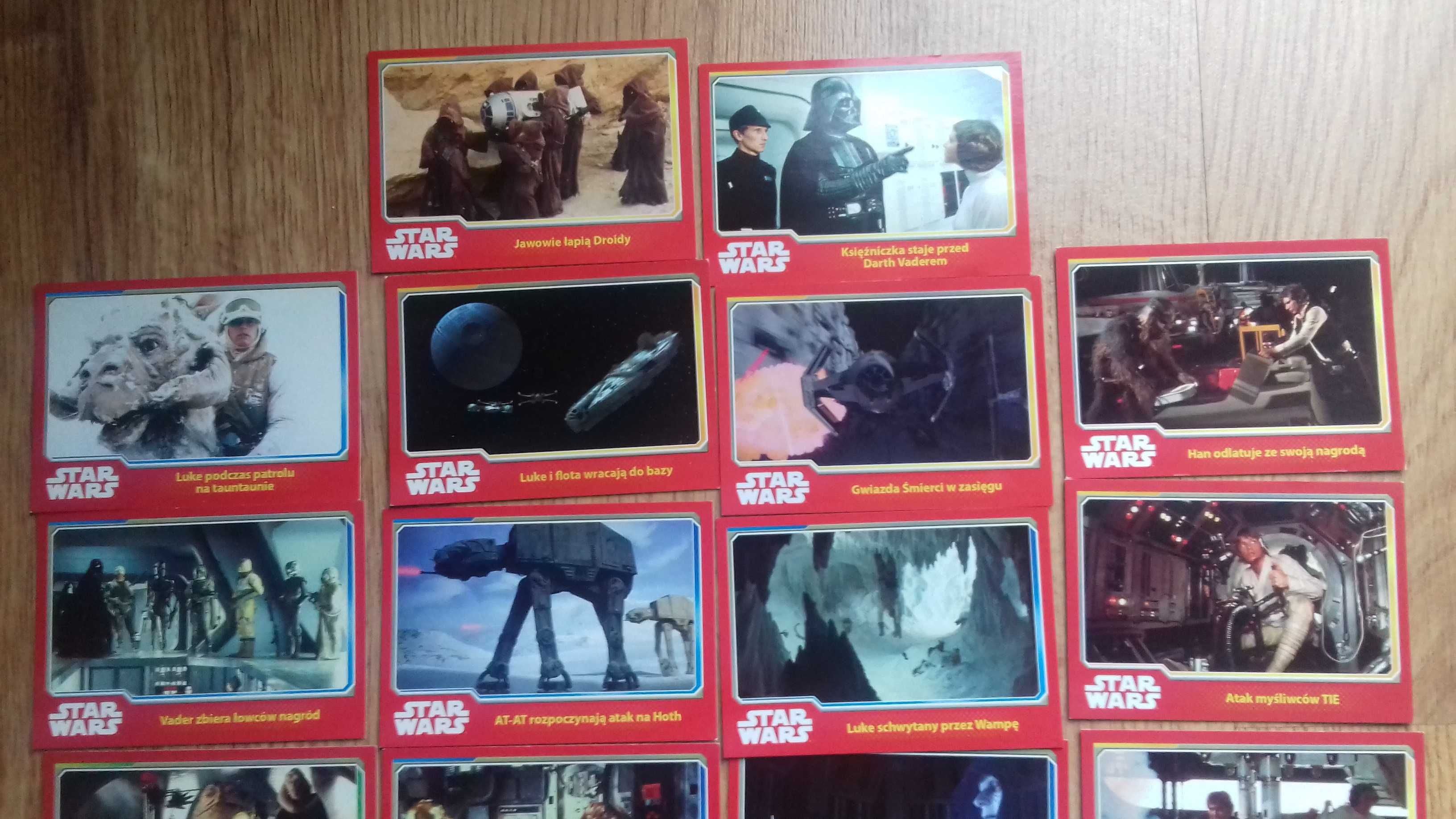 karty kolekcjonerskie Star Wars 32 karty