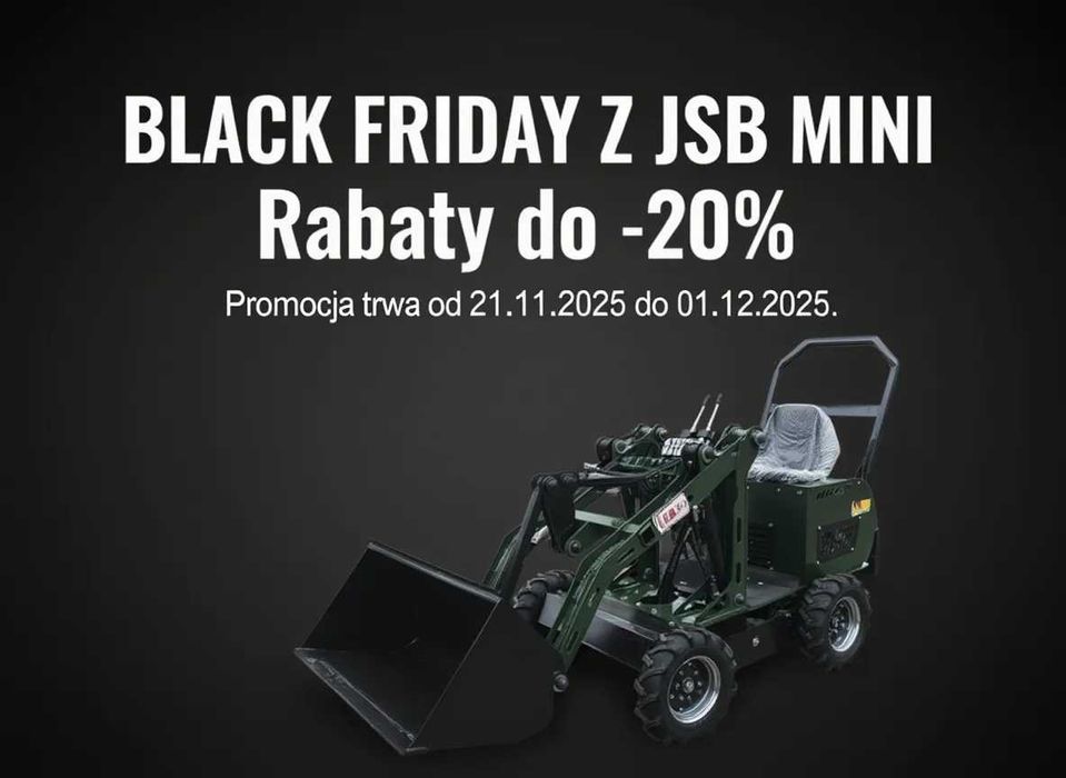 PolskaNowa Mini Ładowarka Kołowa Przegubowa Łamana MS-L116KN GWARANCJA