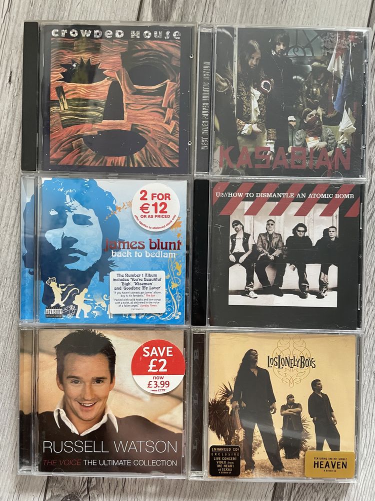 Kasabian / James Blunt / U2 / Crowded House / Los Lonely Boys