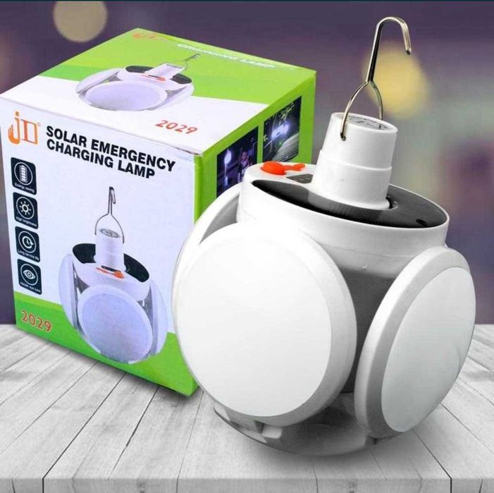 Лампа с солнечной панелью BL-2029, аккумуляторная на 2400 мА/ч