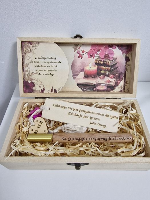 Wesele urodziny prezent drewniane skrzynki