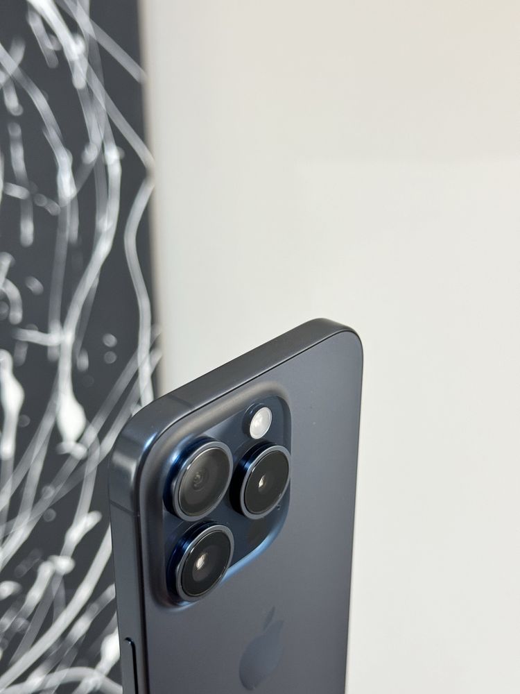 iPhone 15 Pro 256Gb Blue Titanium NeverLock Європа Ідеальний стан!