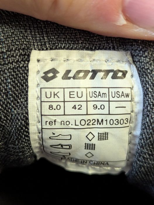 Кроссовки, ботинки Lotto, Італія (Оригінал). р42