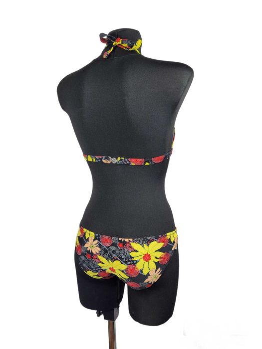 Nowy strój kostium kąpielowy bikini 34,XS komplet kwiaty Kaffe