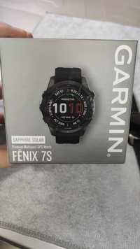 Смарт-годинник Garmin fenix 7S Sapphire Solar Slate Gray with Black