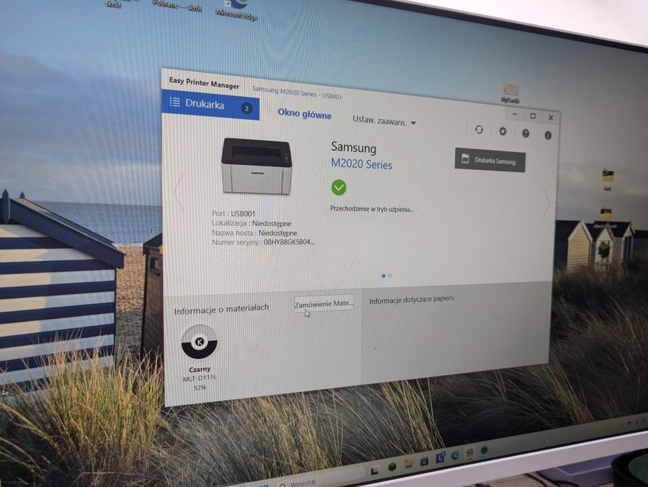 Drukarka laserowa Samsung, toner 52%