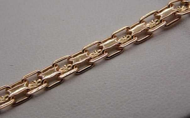 Złoty łańcuszek bismark 51 cm. 4,8 mm.