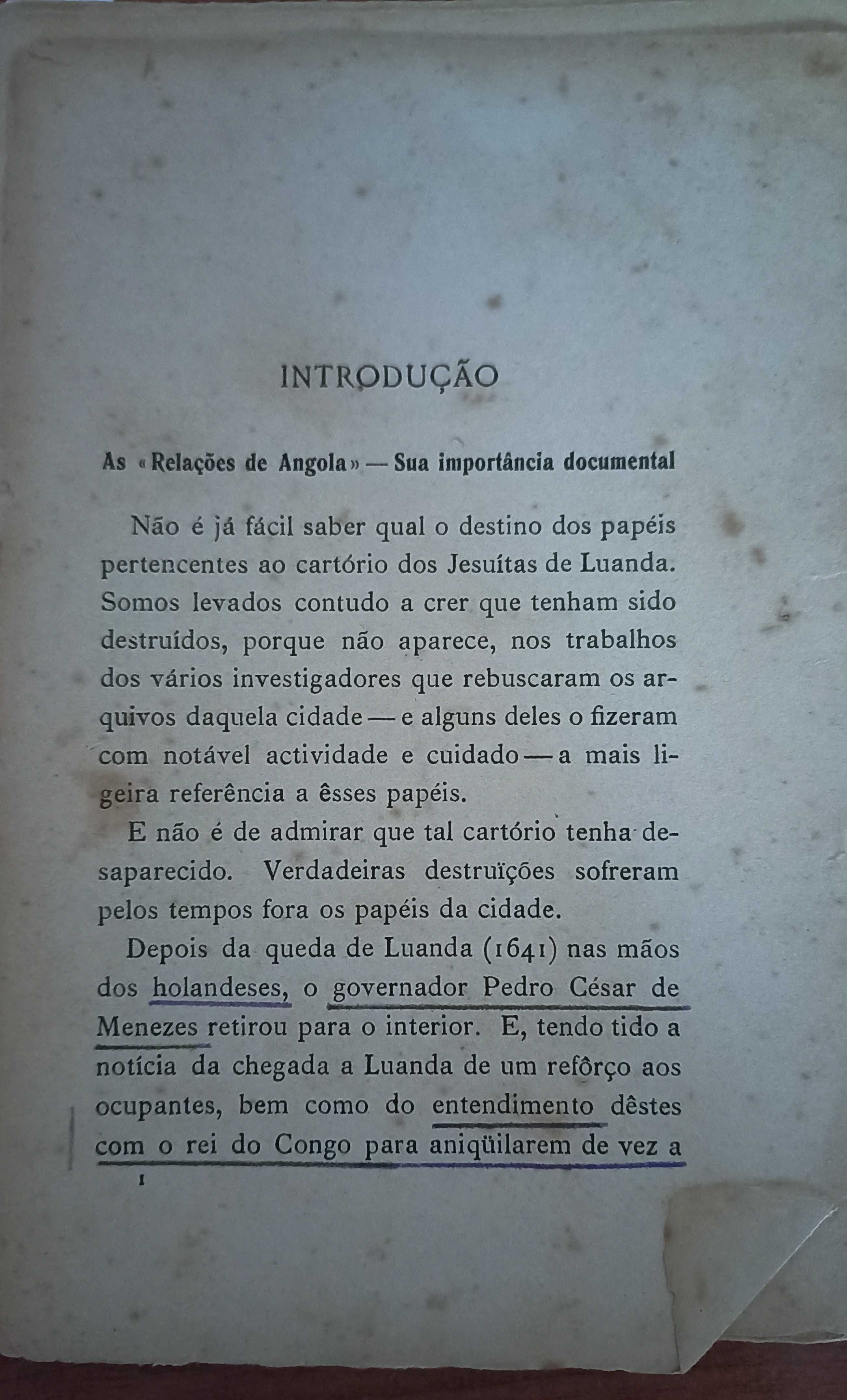 Boletim da Agência Geral das Colónias + Relações de Angola