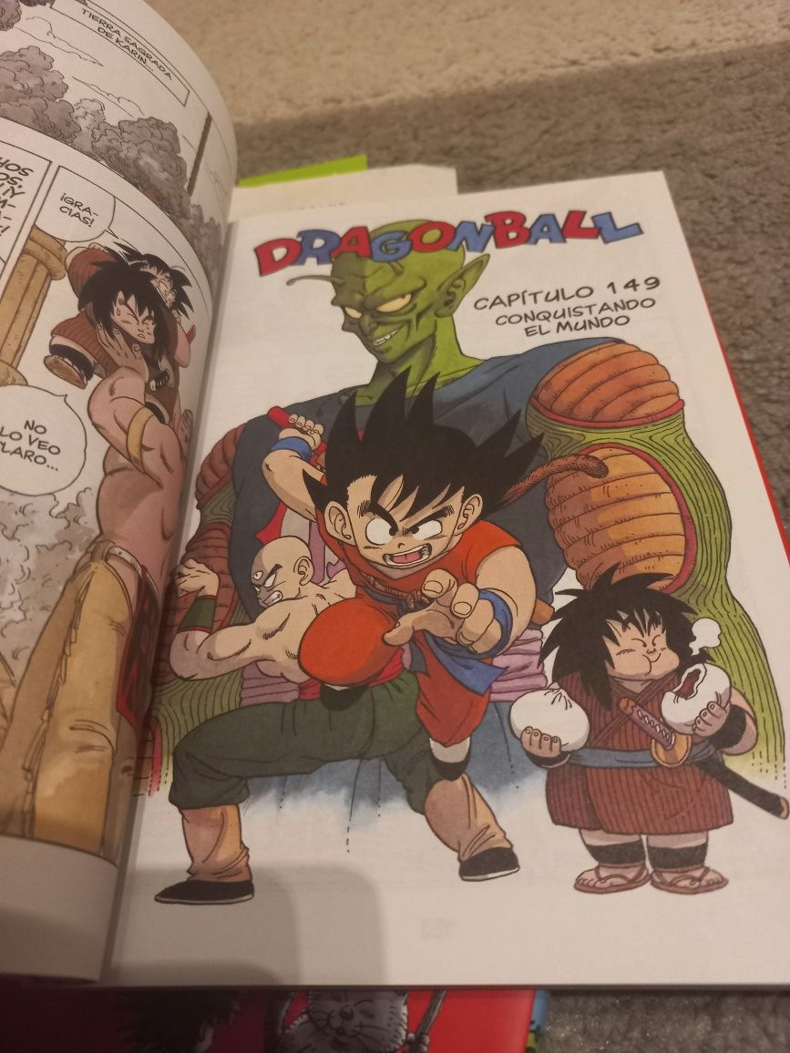 2 livros Dragon Ball em Espanhol