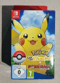 Pokémon Let's Go Pikachu Bundle com Pokeball