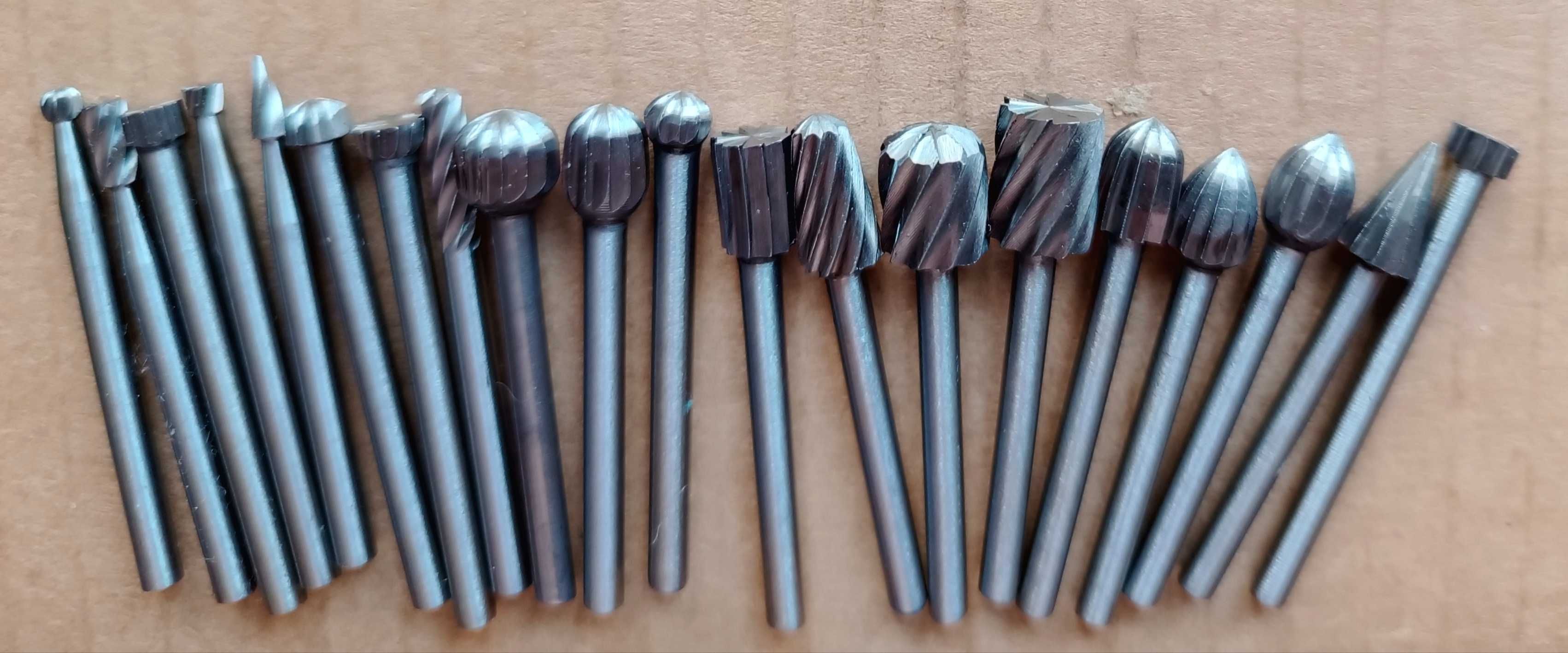 Фрези Шарошки бури для гравера 20 шт дремель dremel бор