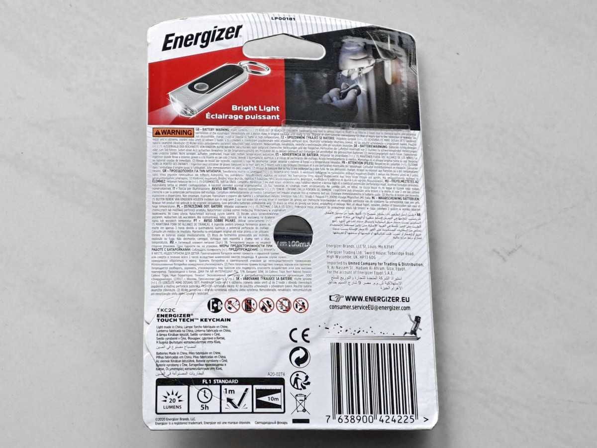 Energizer Touch Tech latarka brelok