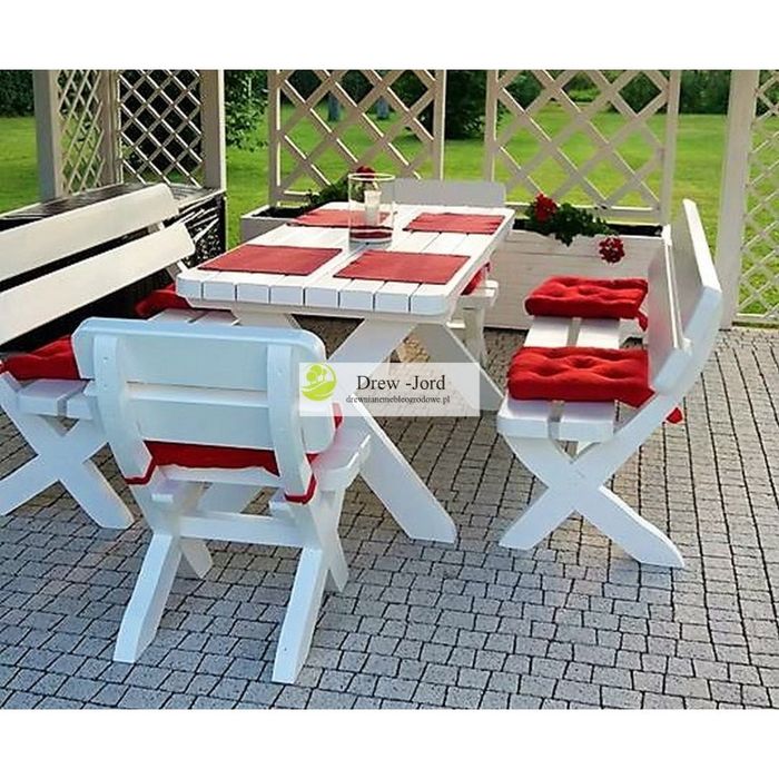 Meble ogrodowe , drewniane meble na taras. Producent