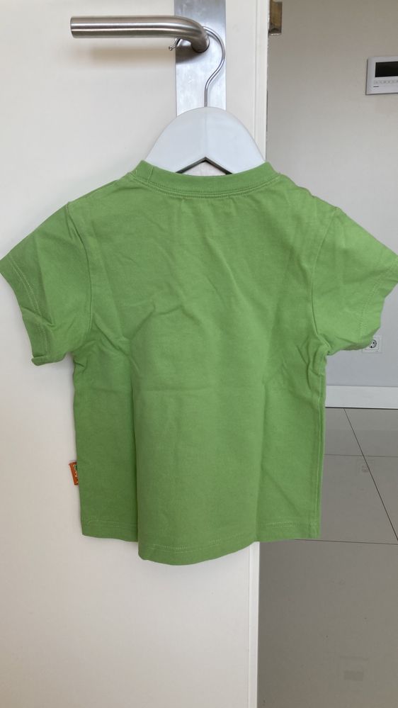 T-shirt Texbasic verde com estampado para 2-3 anos