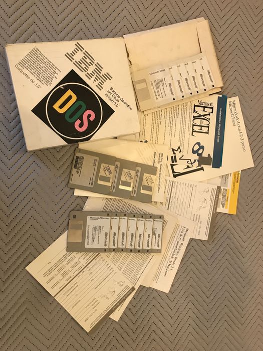 IBM DOS 5.0 - Sistema Operativo Vintage