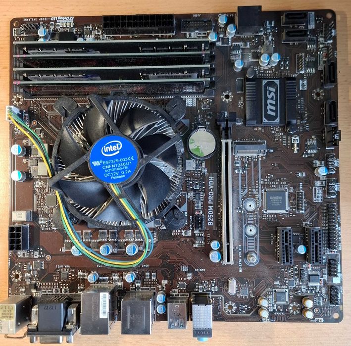 Комплект на базі материнки MSI B250M (MS7A70) та MSI GTX 1070 Ti