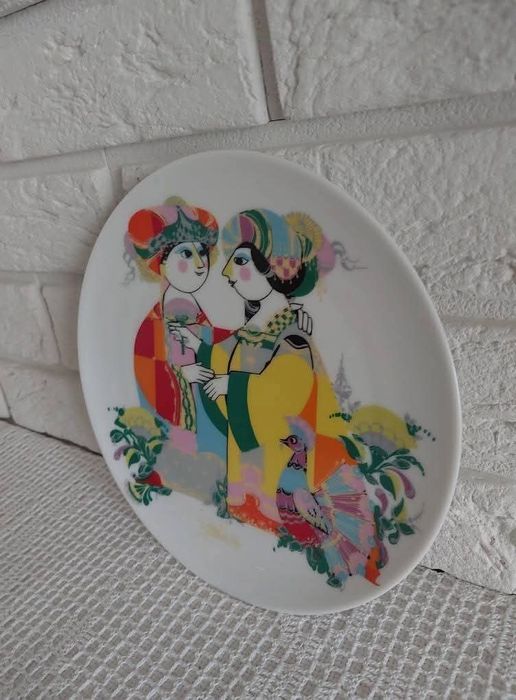 Rosenthal Bjorn Wiinblad talerz ścienny.