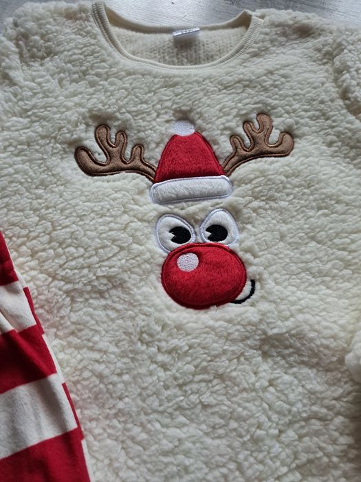 Piżama dwuczęściowa ciepła świąteczna Pepco