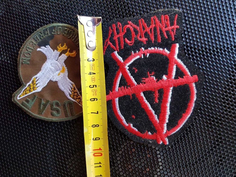 naszywki anarchia rasta  punk not dead orzeł