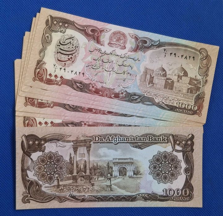 Afeganistão - 1000 afghanis (novas)