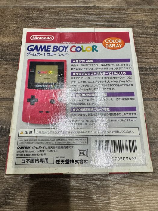 Game Boy Color CHB-001 stan kolekcjonerski