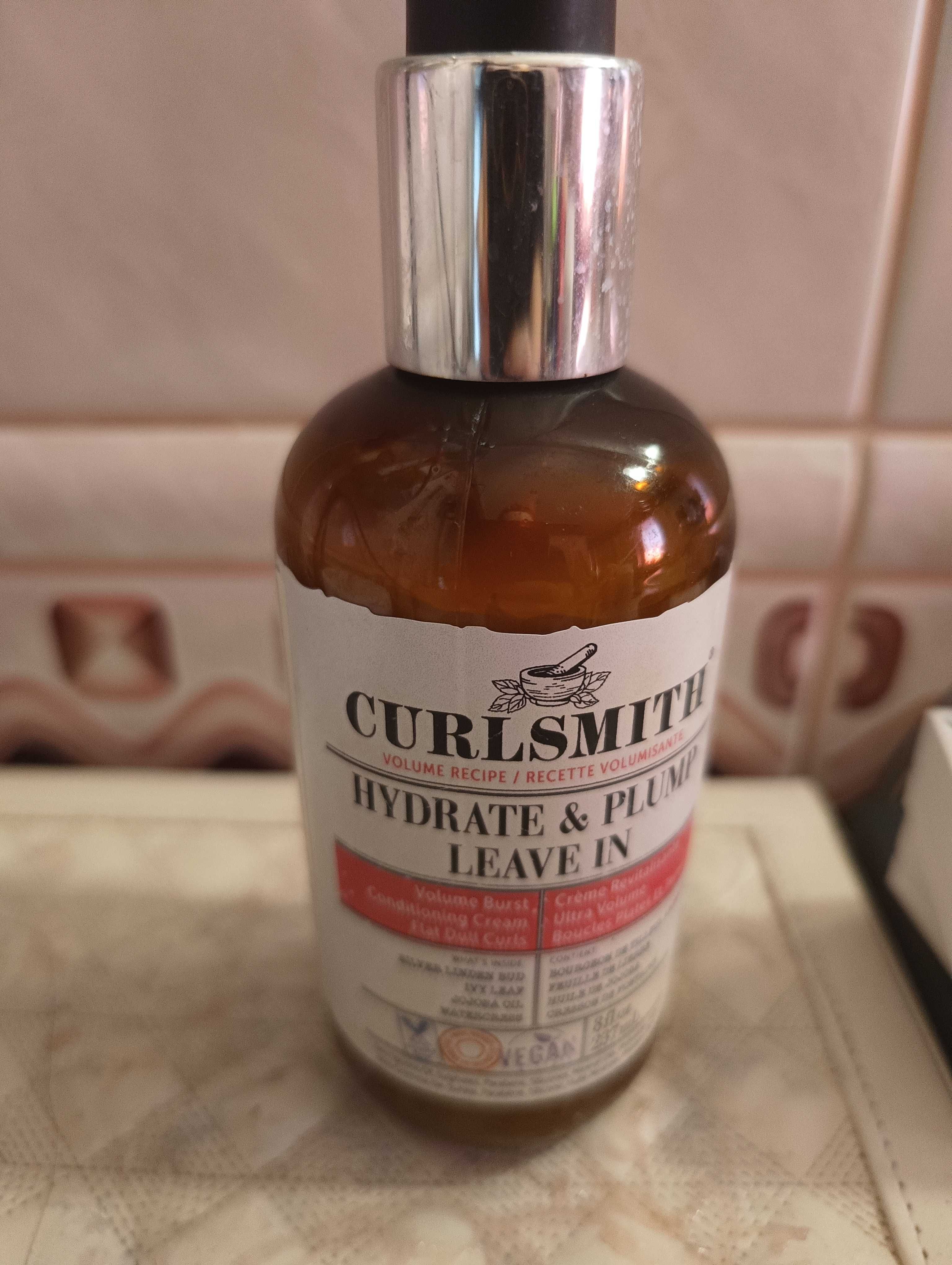 Curlsmith hydrate & plump leave in
