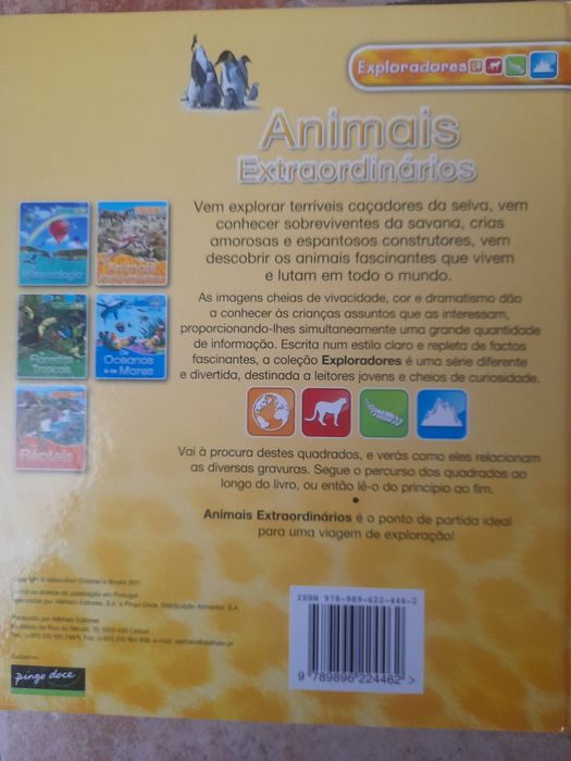 Livro "Animais extraordinários"