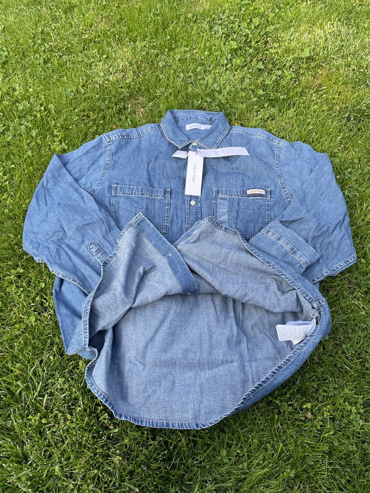 Новая джинсовая рубашка Calvin klein ( ck Indigo Shirt ) с Америки М,L