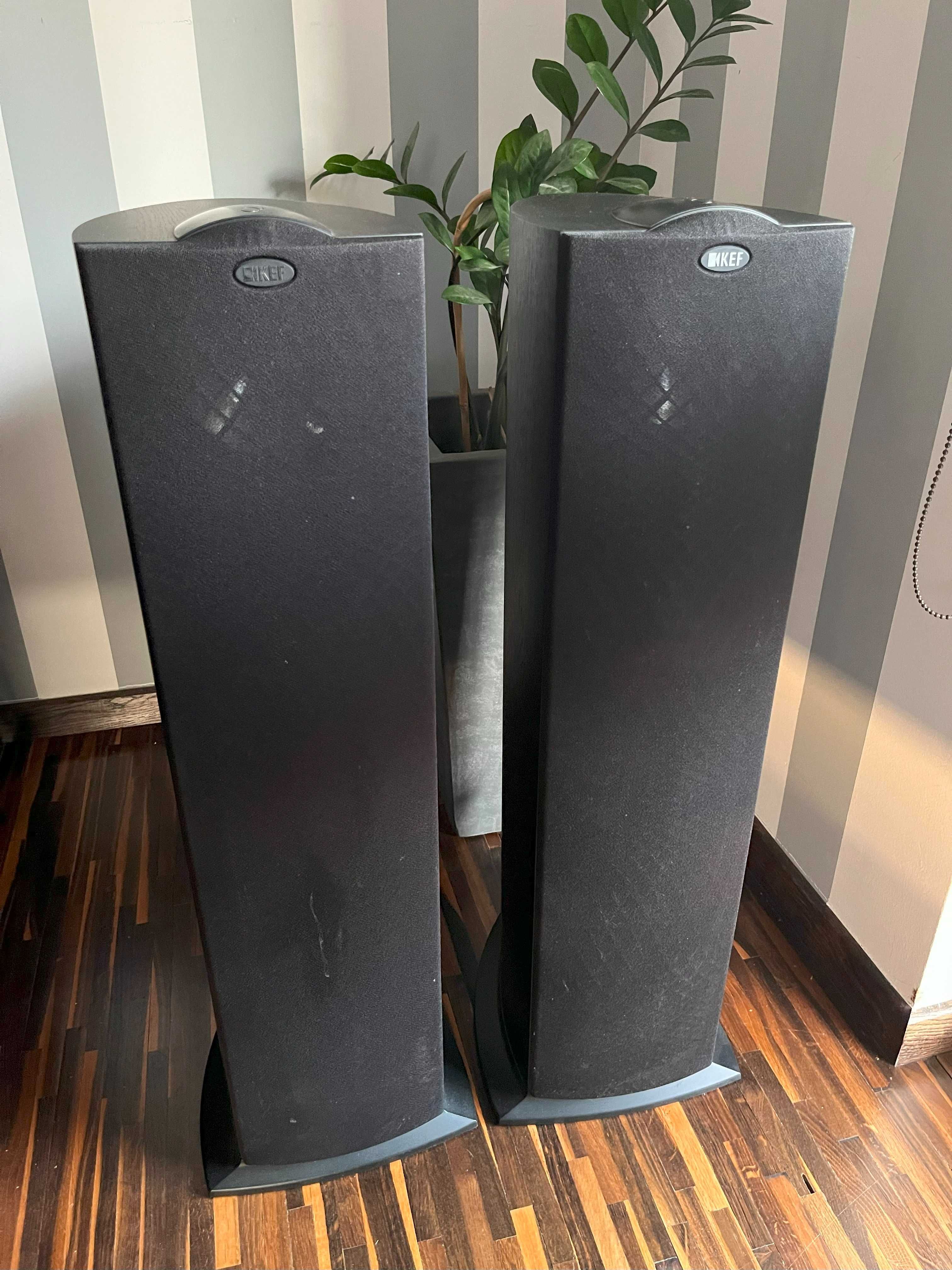 Zestaw stereo Harman Kardon + Głośniki KEF iQ70 + Kable Audio-Note.