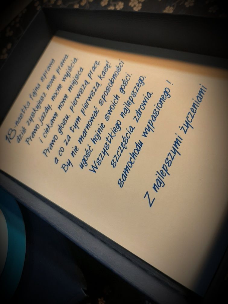 Kartka - Pudełko, urodziny, imieniny, jubileusz  personalizowana