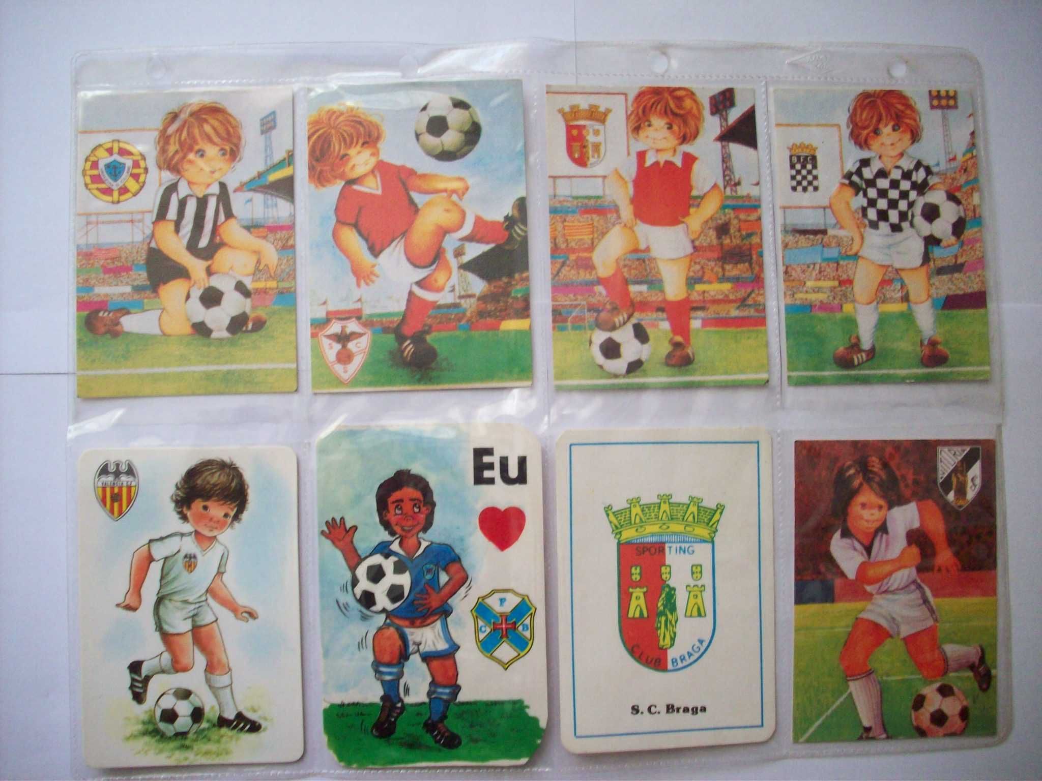 Lote Calendários de 1985/1997-Clubes Portugueses