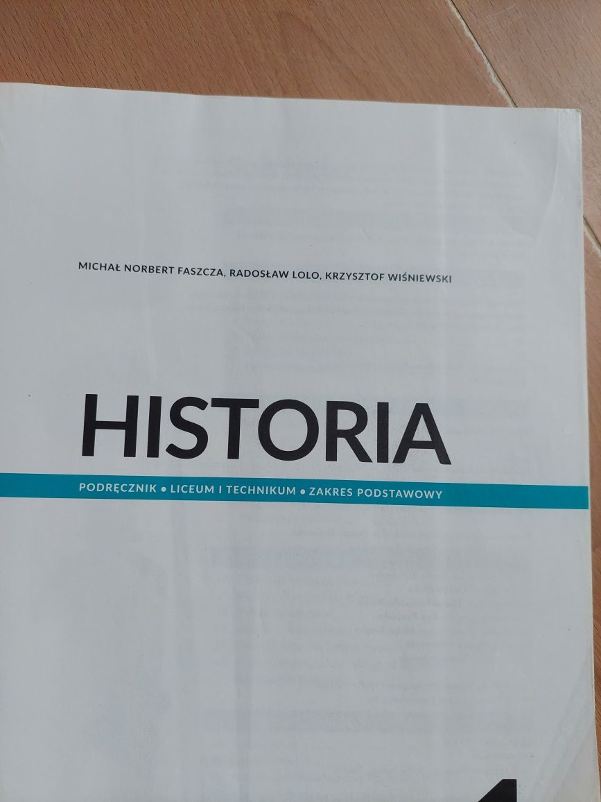 Historia  1 podręcznik  liceum  i technikum