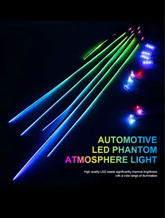 Luzes ambient interior carro. Led