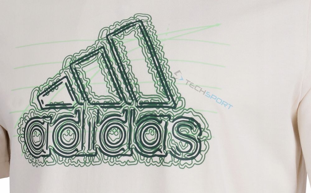 Adidas Wygodna Koszulka T-shirt Bawełniana Growth Badge M