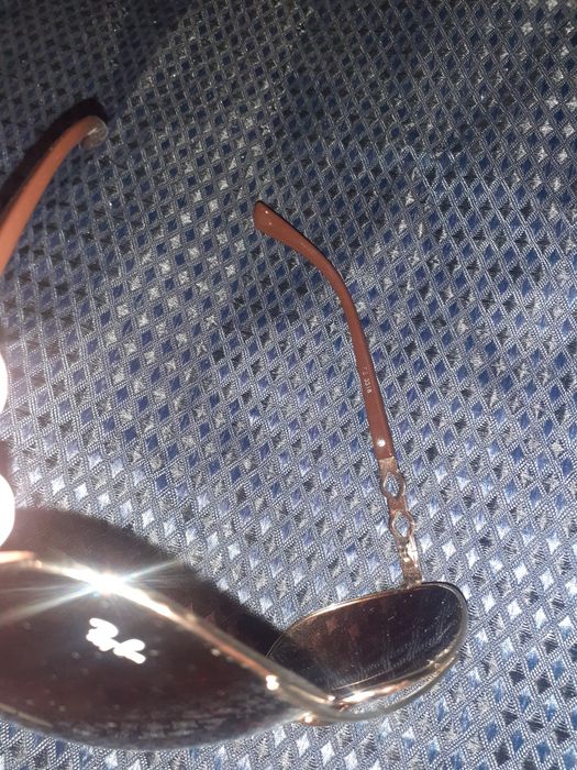 Очки Авиаторы ray ban Винтаж 3318 коричневые солнцезащитные